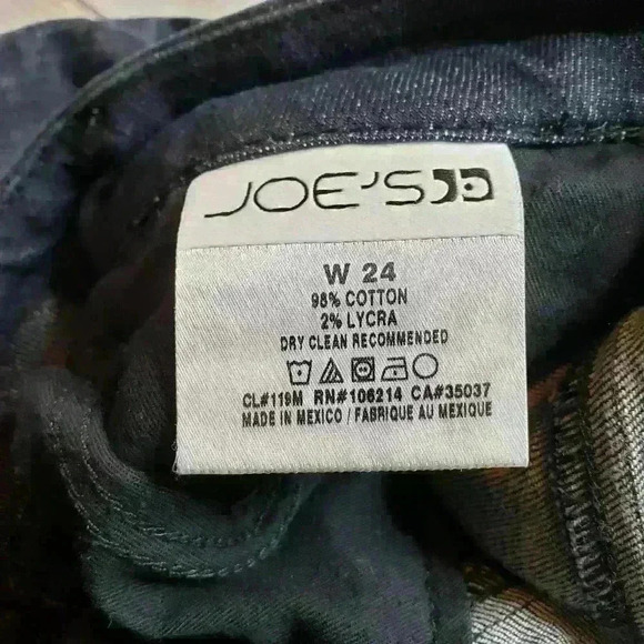 Joes Jeans dark wash beatty cropped jeans size 24 - Picture 3 of 9